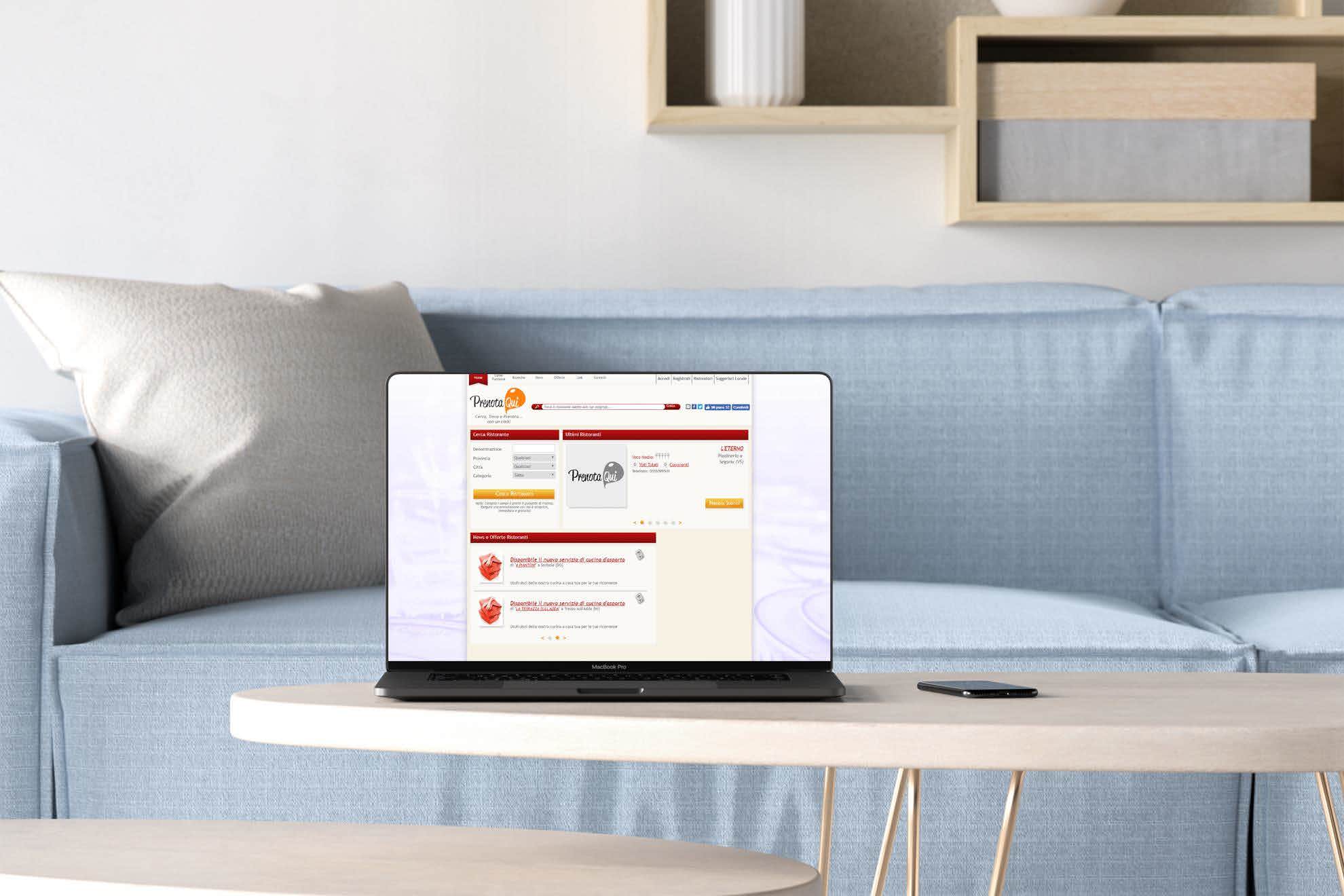 Sviluppo sito web PrenotaQui.it Sviluppo sito web PrenotaQui.it