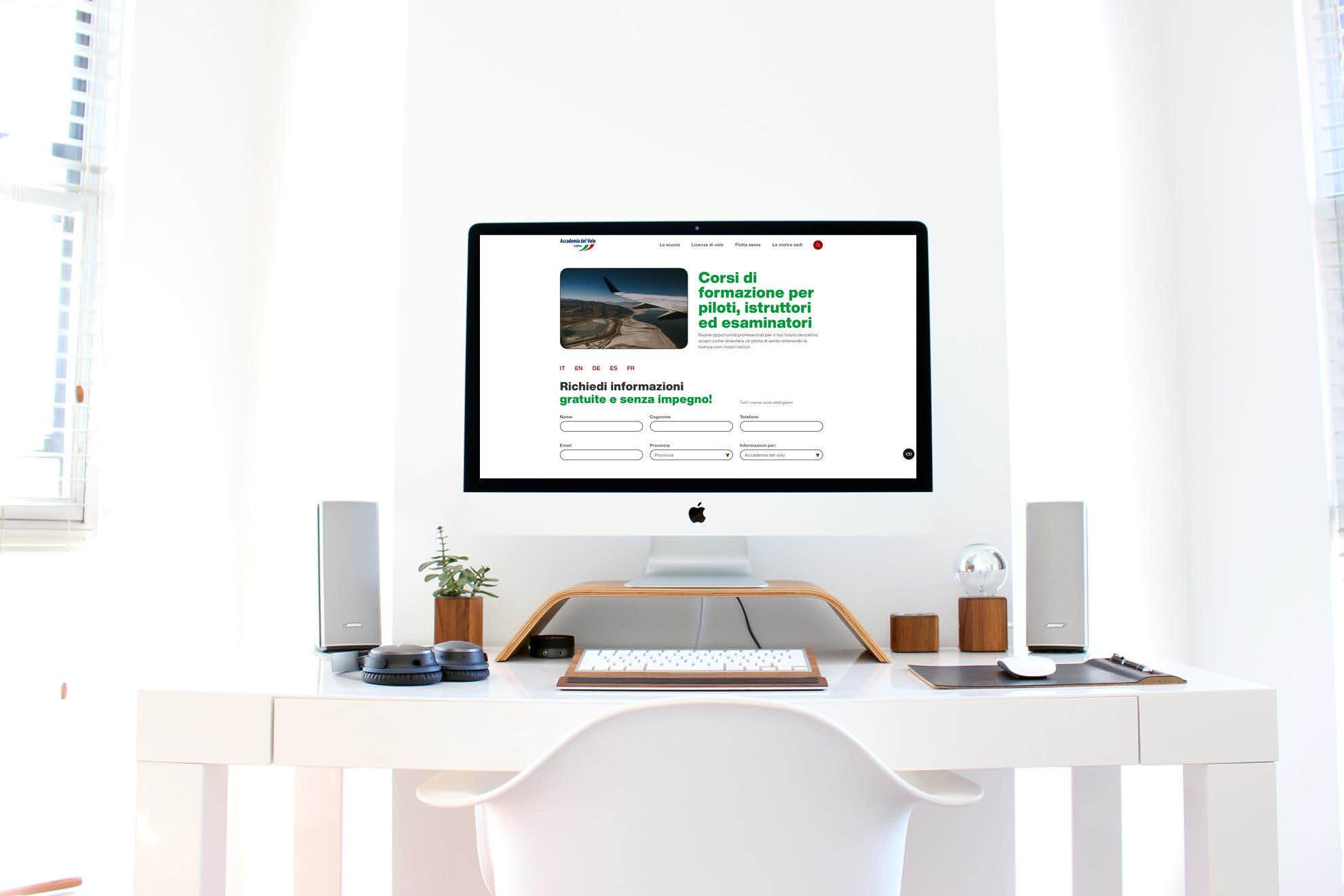 Sviluppo sito web Accademiadelvolo.info