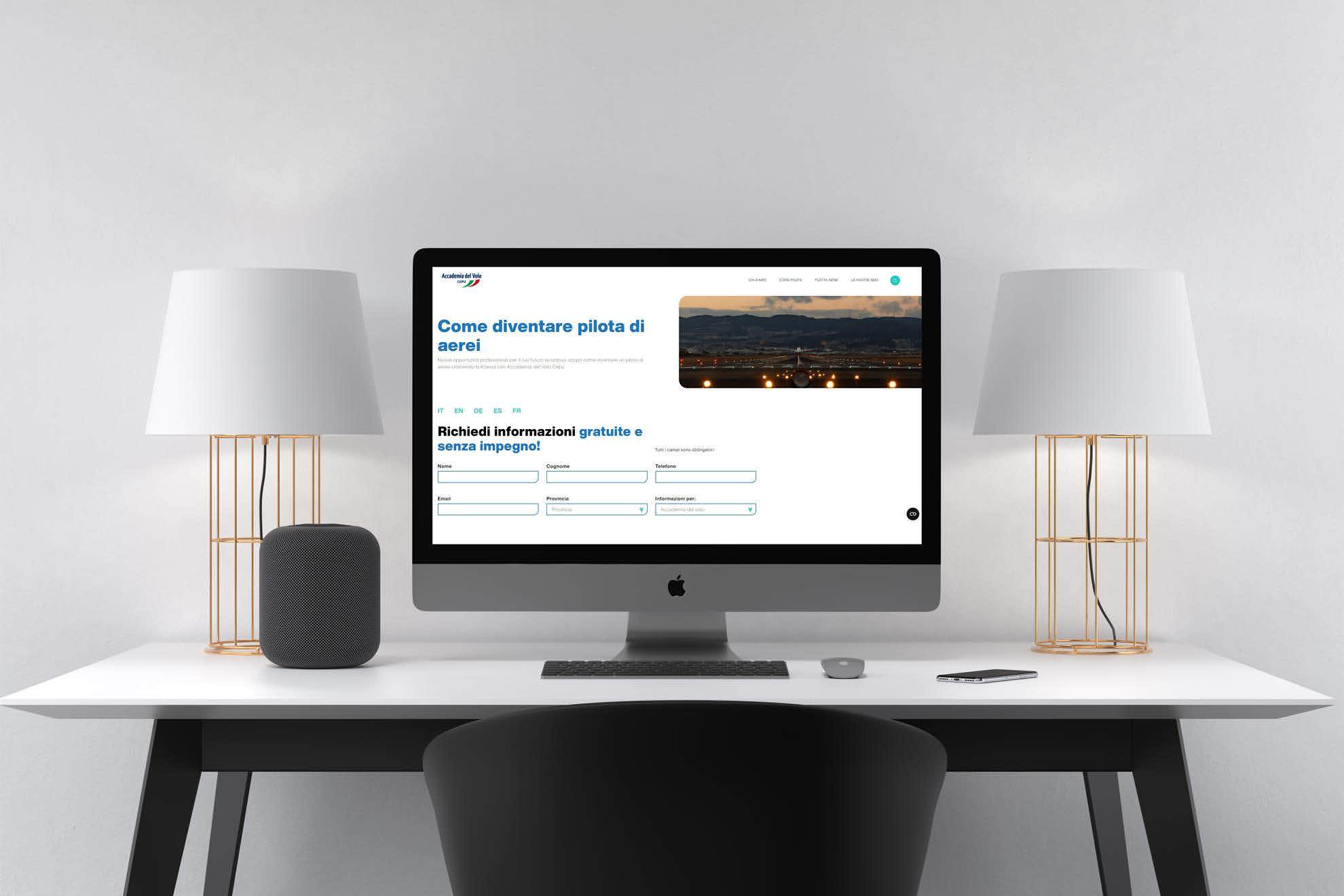 Sviluppo sito web Accademiadelvolocepu.it