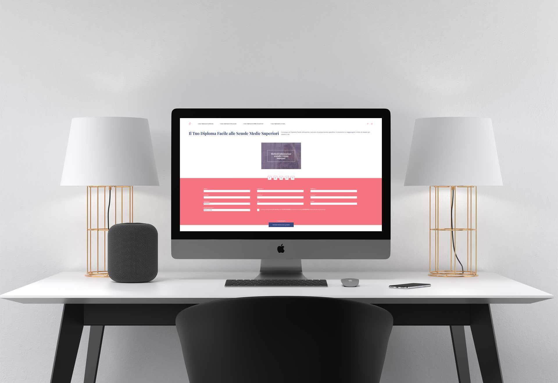Sviluppo sito web DiplomaFacile.it