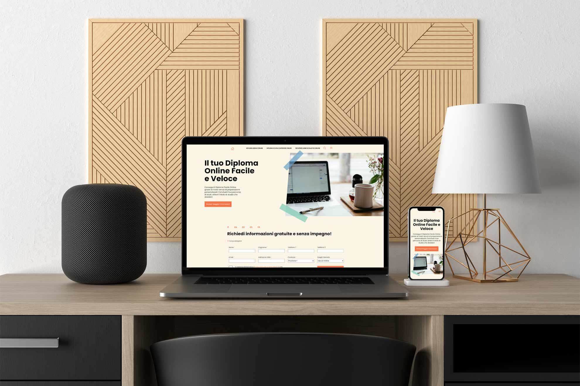 Sviluppo sito web DiplomaOnlineFacile.it Sviluppo sito web DiplomaOnlineFacile.it