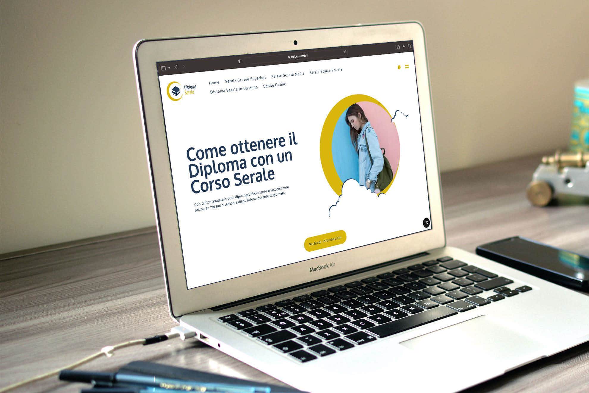 Sviluppo sito web Diplomaserale.it Sviluppo sito web Diplomaserale.it