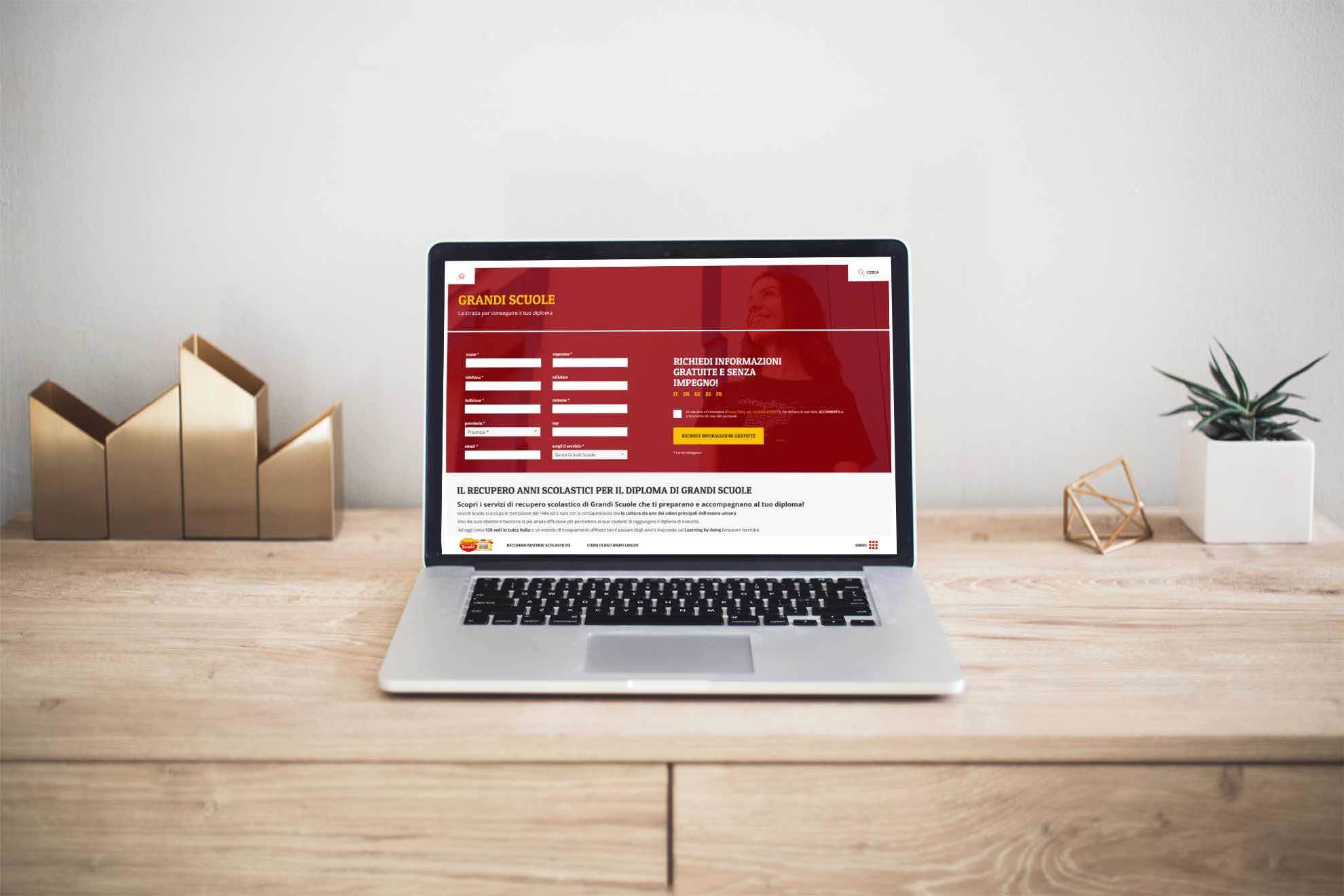 Sviluppo sito web GrandiScuole.biz Sviluppo sito web GrandiScuole.biz