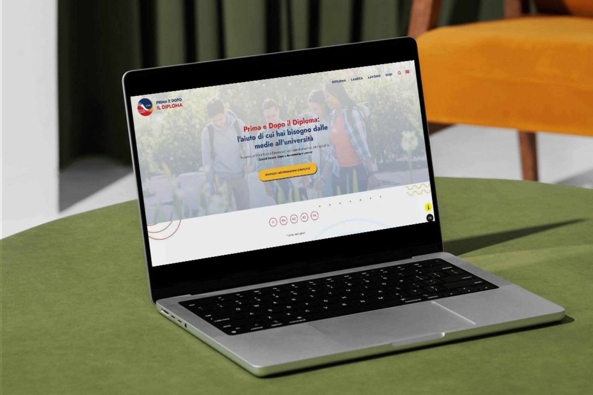 Sviluppo sito web Primaedopoildiploma.it Sviluppo sito web Primaedopoildiploma.it