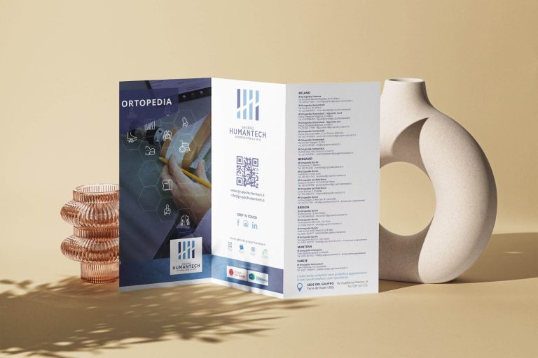 Flyer pieghevole Gruppo Humantech