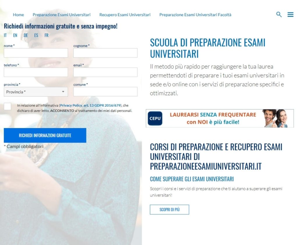 Preparazioneesamiuniversitari.it